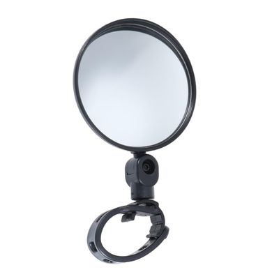 BESPORTBLE Rearview Mirror for Bike Silicone Handle Wide Angle Convex Lens Lightweight Design Easy Installation for Mountain and Road Cycling