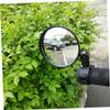 BESPORTBLE Rearview Mirror for Bike Silicone Handle Wide Angle Convex Lens Lightweight Design Easy Installation for Mountain and Road Cycling view 3