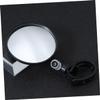 BESPORTBLE Rearview Mirror for Bike Silicone Handle Wide Angle Convex Lens Lightweight Design Easy Installation for Mountain and Road Cycling view 4
