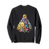 Bitcoin Christmas Tree Circuit Board Ornaments Sweatshirt view 1