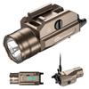 CRONHAWK Rechargeable Pistol Light, 1350 Lumen Pic Rail Mounted Flashlight with Strobe, Fits MIL-STD-1913 Picatinny, Aluminum Alloy, FDE