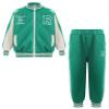 Hansber Kids Boys Girls Tracksuit Sweatsuit Full Zip Jackets with Jogger Sweatpants Set 2 Piece Sports Suit Green 7-8 view 1