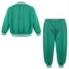 Hansber Kids Boys Girls Tracksuit Sweatsuit Full Zip Jackets with Jogger Sweatpants Set 2 Piece Sports Suit Green 7-8 view 2