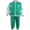 Hansber Kids Boys Girls Tracksuit Sweatsuit Full Zip Jackets with Jogger Sweatpants Set 2 Piece Sports Suit Green 7-8 view 3