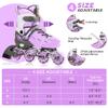 SUPER YOUNGSTER Adjustable Inline Skates for Boys Girls Ages 4-12 with Light Up Wheels, Roller Skates Blades for Youth Kids Indoor & Outdoor Beginners view 3