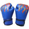 HONMEET 1 Pair Child Boxing Gloves Toddler Thai Kickboxing Gloves Boys and Girls Blue view 1