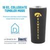 Decorvo Officially Licensed Collegiate Stainless Steel Tumbler - Double Walled Insulated Travel Tumbler with Slide Lid - 18 oz (Iowa - Black) view 3