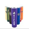 Decorvo Officially Licensed Collegiate Stainless Steel Tumbler - Double Walled Insulated Travel Tumbler with Slide Lid - 18 oz (Texas Christian Logo - Purple) view 2