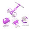 BRIGHTFUFU Pedal Resistance Rope Sit-Up Assistant Foot Pedal Elastic Band for Home Fitness Chest Expansion Trainer Adjustable Resistance for Core Strength Training view 2