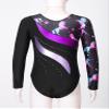 TSSOE Kids Girls 2Pcs Long Sleeve Gymnastics Dance Outfit Leotard with Shorts Biketard Unitard Tracksuit J01 8 Years view 4