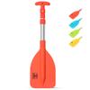 OCEANBROAD Telescoping Emergency Paddle 21''-42''Assembling Required Collapsible Paddles Aluminium Shaft for Kayaking Boating Canoeing River Tubing, Orange, 4 Paddles view 2