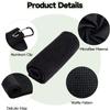 VIVIDLY 3 Pack Golf Towels (16" X 16"), Microfiber Waffle Pattern Golf Towel with Carabiner Clip, Suitable for Men's Golf Gifts (Black/Grey/Red) view 2