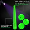 NiteSport Glow in The Dark Plastic Baseball Bat Set w/UV Light view 4