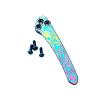 UPFIST 4-Piece Set Deep Carry Pocket Clip is Suitable for Spyderco C81 C223, CNC Titanium Back Clip with 3 Pieces Titanium Screws view 1