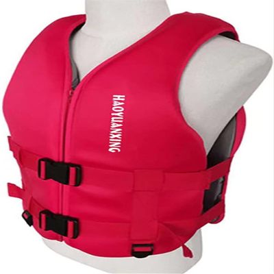Adult Kayak Vest High Buoyancy Swim Vest Women's Men's Adjustable Safety Jacket Great for Boating, Swimming, Watersports, & More(Red,Medium)