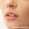 16G Gold Silver Horseshoe Small Septum Rings Circular Curved Barbell Nose Nipple Nostril Piercing Hoop Smiley Piercing Jewelry Set, Pack of 7 Pairs (16 Gauge, 6mm 7mm 8mm 9mm 10mm 12mm 14mm) view 3