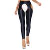 Agoky Women's High Waist Gym Leggings Tights Hollow Compression Workout Yoga Pants Black&Typeb Medium view 1