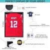 Grintus Jersey Frame Display Case Jersey Display Case Jersey Shadow Box with Uv Protection Acrylic and Hanger for Baseball Basketball Football Soccer Hockey Sport Shirt and Uniform,Black-2 Pack view 3