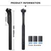 Bike Seat Post,Alfa Pasca Carbon Fiber Seat Post 27.2/30.8/31.6mm Offset Bicycle Seatpost 30.8 3K Matte 350/400mm for Mountain Bike Road Bikes MTB BMX Accessories view 3