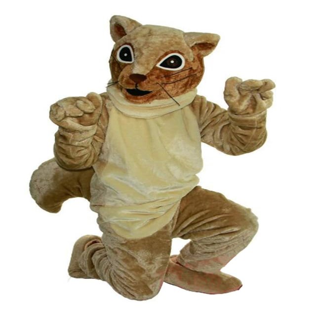 rushopn Brown Squirrel Mascot Costume School
