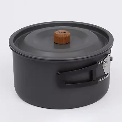 WHYATT Camping Cookware, Non-Stick Lightweight Camping Pot and Fry Pan Set for Camping, Backpacking, Outdoor Cooking and Picnic (Size : 2L Small Cooking Pot)