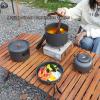 WHYATT Camping Cookware, Non-Stick Lightweight Camping Pot and Fry Pan Set for Camping, Backpacking, Outdoor Cooking and Picnic (Size : 2L Small Cooking Pot) view 3
