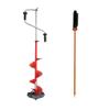 THUNDERBAY 8" Folding Hand Auger with Dual-Curved Blades and Bevel Bandit Ice Fishing Hole Reamer view 1