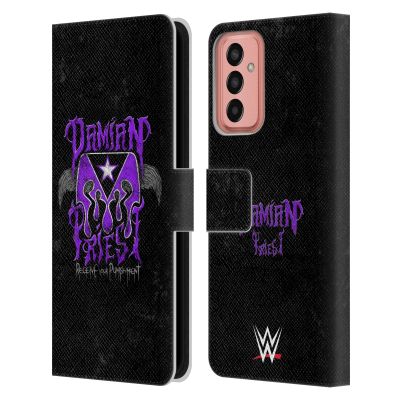 Head Case Designs Officially Licensed WWE Receive Your Punishment Damian Priest Leather Wallet Case Compatible with Samsung Galaxy M13 (2022)