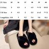 ALLC Women's Slippers Cross Strap Slippers Furry Slippers Autumn and Winter Slippers Thick Soled Cotton Slippers Home Slippers Indoor Warm Plush Bedroom Shoes (Color : C, Size : 5.5) view 2