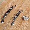 Southst 128mm Creative Rhinestone Love Furniture Handle Shine Silver Win Cabinet Dresser Handle Glass Crystal Drawer Knob 96mm - (Color: 96mm Handles) view 3