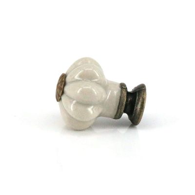 Southst 8xClassic Ceramics Pumpkin Knobs Furniture Drawer Wardrobe Kit Cabinets Cupboard Dresser Handles Room Pull Knobs