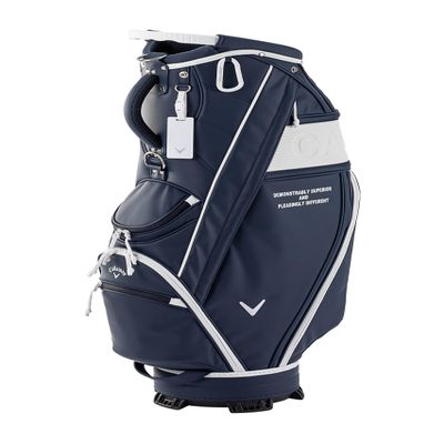 Callaway CRT Force NVY 24 Caddy Bag, 9.5 Type, 47 Inches, 7.5 lbs (3.4 kg), 5 Splits, Navy Men's