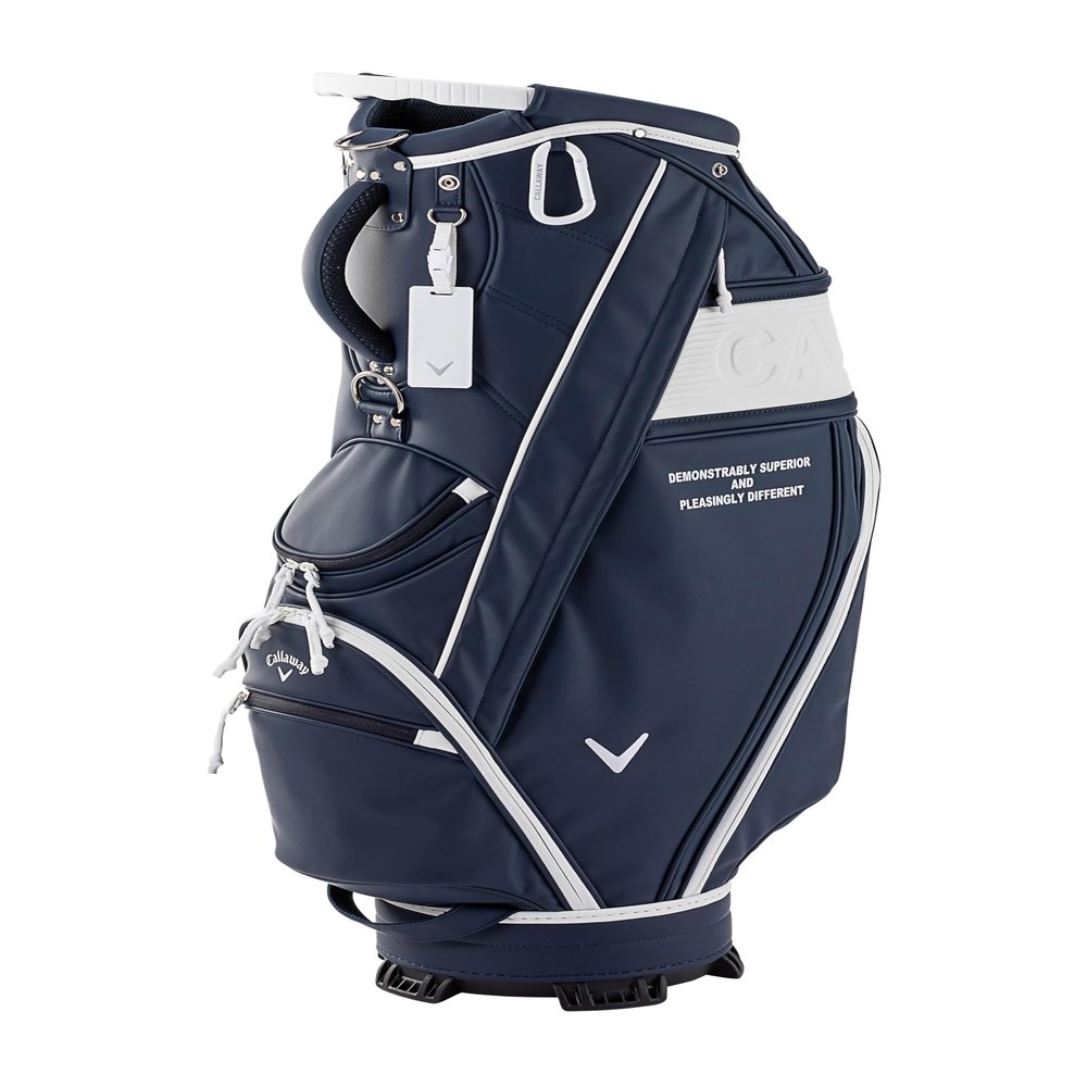 Callaway CRT Force NVY 24 Caddy Bag, 9.5 Type, 47 Inches, 7.5 lbs (3.4 kg), 5 Splits, Navy Men's