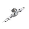 Southst 1PC Diamond Crystal Cabinet Handles Shoebox Wardrobe Pulls Pullers Knobs Door Furniture Closet Handles Drawer Handle Z1F8 - (Color: S)