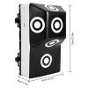 YUNLAIGOTOP Wall Mount Uppercut Boxing Training Punching, Boxing Training Wall Target with Adjustable Height & Marking Points Punching Target, Training Punching for Bedroom, Study, Living Room, Gym view 2