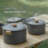 WHYATT Camping Pot, Camping Cookware Set, Camping Cookset, Non-Stick Lightweight Pot Pan Set with for Camping Outdoor Picnic (Size : 2.2L) view 3