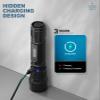 Feyachi Rechargeable Tactical Flashlight 1500 Lumen, with Strobe, USB-C Charging, IPX7 Waterproof, Includes Pressure Switch & M-Lock Mounts view 2