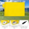 KINGTOP Golf Flag 20x14 Inch - Plain Yellow, 420D Nylon, Tube Inserted - Standard Putting Green Flags for Driving Range, Backyard Practice, Golf Courses, Country Club, 3-Pack view 3