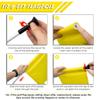 KINGTOP Golf Flag 20x14 Inch - Plain Yellow, 420D Nylon, Tube Inserted - Standard Putting Green Flags for Driving Range, Backyard Practice, Golf Courses, Country Club, 3-Pack view 4