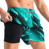 APTRO Men's Swim Trunks with Compression Liner 5.5" Bathing Suit Beach Swimsuits #343 M view 1