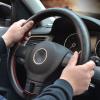 DIY Genuine Leather Car Steering Wheel Cover Soft Anti Slip Cowhide Braid Leather Handsewn car Steering Wheel Sleeve 38 CMGray Leather+Gray line view 2