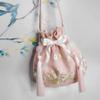 YTDJJWLS Hanfu Accessory Bag Crossbody Ancient Style Bag Embroidered Large Capacity Bag view 3
