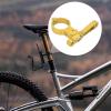 Bicycle Bottle Cage Holder Adapter, Adjustable Aluminum Alloy Bike Handlebar Seat Post Water Bottle Holder Mount Adapter for Road Bikes MTB(Gold) view 2