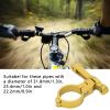 Bicycle Bottle Cage Holder Adapter, Adjustable Aluminum Alloy Bike Handlebar Seat Post Water Bottle Holder Mount Adapter for Road Bikes MTB(Gold) view 4