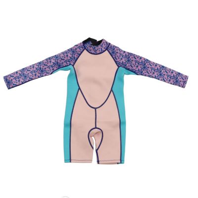 Kids Wetsuit for Winter Surfing, 2 5MM Neoprene, Longer Sleeve, Shorts, Unisex Design, Ideal for Boys and Girls, Cold Proof and Comfortable(8 Yards)