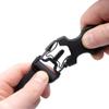 Atlas B-Clip (Pair), 26mm x 1.2m, Black. Motorcycle Adjustable Luggage Strap view 3