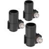 Adjustable Walking Pole, Rubber, 18mm/0.7in, 16mm/0.6in, or 14mm/0.5in Diameter for Hiking Backpacking Mountaineering view 2
