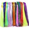 LURELINK-Flashabou-Fly-Tying-Materials-Making-Flies-Jig-Fishing-Lure-Supplies 12&24 Colors Crystal Krystal Flash String Holographic Ripple Saltwater Freshwater (24-Color Combinations) view 1