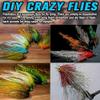 LURELINK-Flashabou-Fly-Tying-Materials-Making-Flies-Jig-Fishing-Lure-Supplies 12&24 Colors Crystal Krystal Flash String Holographic Ripple Saltwater Freshwater (24-Color Combinations) view 2