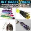 LURELINK-Flashabou-Fly-Tying-Materials-Making-Flies-Jig-Fishing-Lure-Supplies 12&24 Colors Crystal Krystal Flash String Holographic Ripple Saltwater Freshwater (24-Color Combinations) view 3